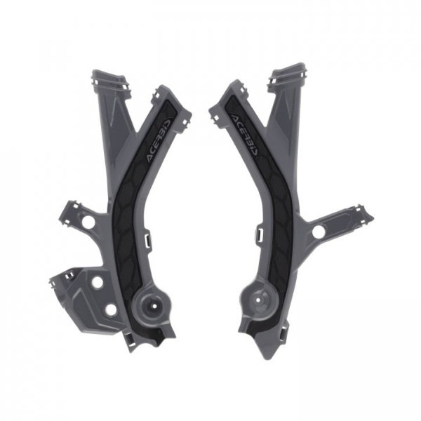 ACERBIS OSŁONY RAMY X-GRIP SHERCO SE 125 / 250 / 300 25-26, SEF 250 / 300 / 450 25-26 KOLOR SZARY / CZARNY