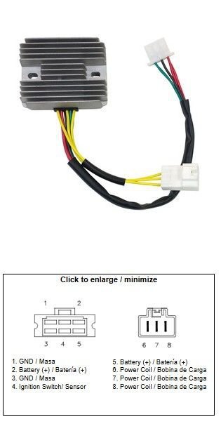 DZE REGULATOR NAPIĘCIA HONDA FSC 400 SILVERWING 04-08; FSC 600 SILVERWING 05-13 (35A) (31600-MCT-771)