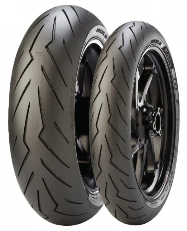 PIRELLI KOMPLET OPON (2635200/25) 120/70ZR17 DIABLO ROSSO III (58W) TL M/C PRZÓD DOT 2025 + (2635800/25) 190/55ZR17 DIABLO ROSSO