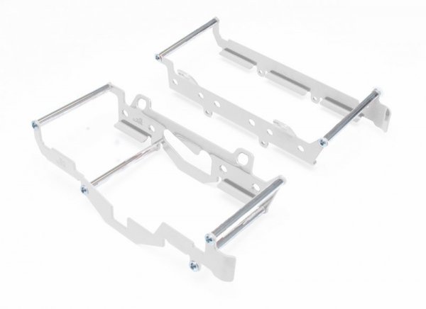 CROSSPRO WYPRZEDAŻ OSŁONY CHŁODNICY ALUMINIOWE MODEL LIGHT (DO MOTOCYKLA Z WENTYLATOREM) KTM EXC 17-18, EXCF 17-19, HUSQVARNA TE