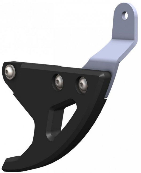 CROSSPRO OSŁONA TARCZY HAMULCOWEJ Z TWORZYWA DTC TYŁ: YAMAHA YZ 125/250 99-25, YZF/WRF 250 99-25 KOLOR CZARNY