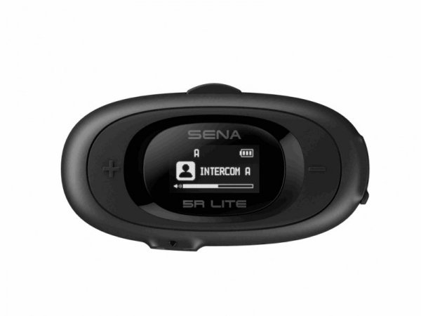 SENA INTERKOM MOTOCYKLOWY 5R LITE BLUETOOTH 5.1 DO 700M Z WYŚWIETLACZEM LCD I MIKROFONEM NA PAŁĄKU ( 2 ZESTAWY ) (EL)