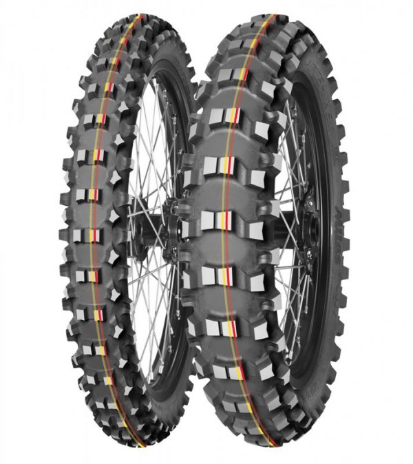 MITAS OPONA 90/90-21 TERRA FORCE-MX SM 54M (CZERWONO-ŻÓŁTY PASEK) TT PRZÓD DOT 2026 (DOT:XJDS) (ZAMIENNIK:70000177)