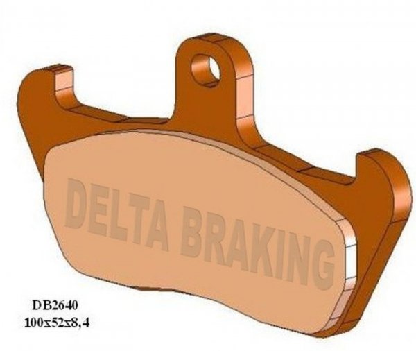 DELTA BRAKING KLOCKI HAMULCOWE KH163 PRZÓD CAGIVA MITO 125 91-92, SUPER CITY 125 92-00, W8 125/W12 350/W16 600 93-98, APRILIA TU