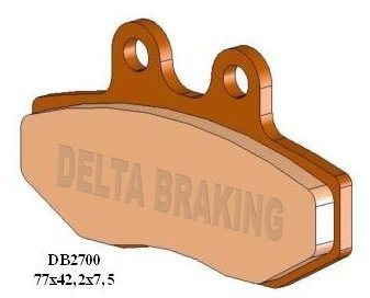 DELTA BRAKING KLOCKI HAMULCOWE KH167 - ZASTĘPUJĄ DB2700MX-D ORAZ DB2700QD-D