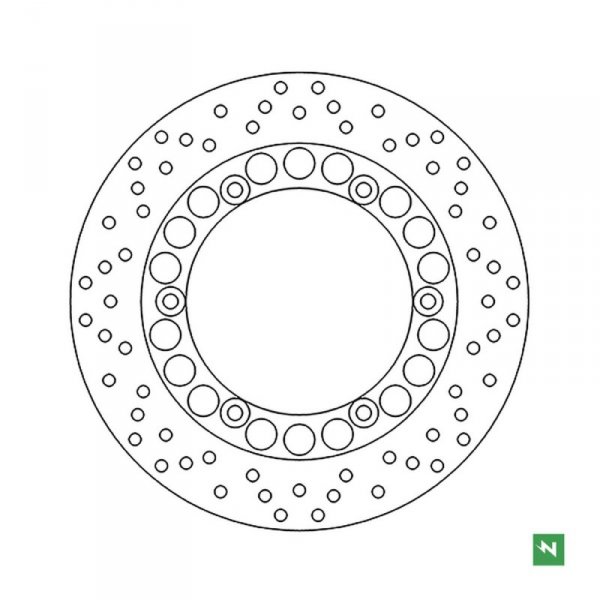 NEWFREN TARCZA HAMULCOWA PRZÓD/TYŁ YAMAHA SR 125 96-03; SRX 600 86-95; XJ 600 83-91; XJ 900 83-94; TYŁ YAMAHA TDM 900 11-14; XJ 