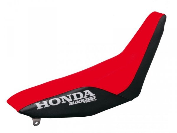 BLACKBIRD POKROWIEC / POSZYCIE NA SIEDZENIE HONDA XR 600 88-99 LOGO HONDA, TRADITIONAL, KOLOR CZERWONY/CZARNY