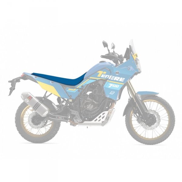 BLACKBIRD POKROWIEC / POSZYCIE NA SIEDZENIE YAMAHA TENETE 700 20-23 KOLOR NIEBIESKI CZARNY (POKROWIEC RALLY RIDE JEDNOCZĘŚCIOWY)