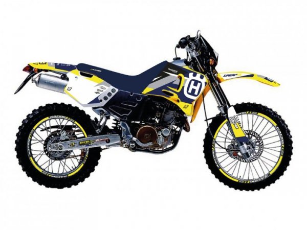 BLACKBIRD KOMPLET NAKLEJEK (OKLEIN) HUSQVARNA TC/TE 00 (TC/TE ALL MODELS) DREAM 5