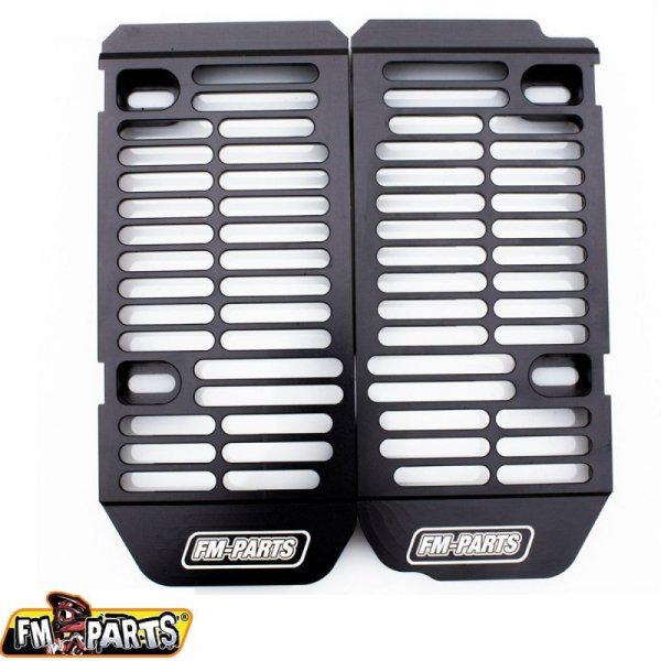 FM-PARTS OSŁONY CHŁODNICY (KRATKI) ALUMINIUM RIEJU MR 21-23 KOLOR CZARNY