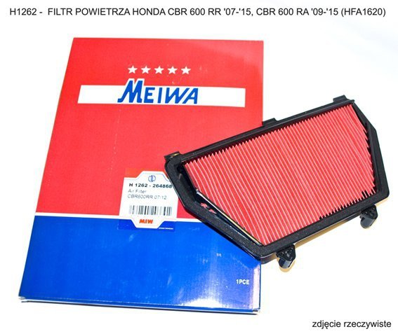 MIW (MEIWA) FILTR POWIETRZA HONDA CBR 600 RR 07-15, CBR 600 RA 09-15 (HFA1620) (10) (NA ZAMÓWIENIE)