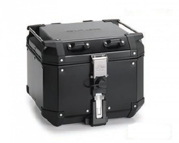 KAPPA KUFER CENTRALNY 42L MONOKEY KVG420B KVOYAGER ALUMINIOWY KOLOR CZARNY ANODOWANY BLACK LINE