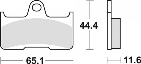 TRW ZF KLOCKI HAMULCOWE KH344 SINTER OFFROAD YAMAHA YFM 660 02-08, TYŁ