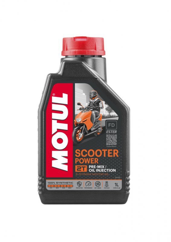MOTUL OLEJ SILNIKOWY SCOOTER 2T POWER 1L (100% SYNTETYK)