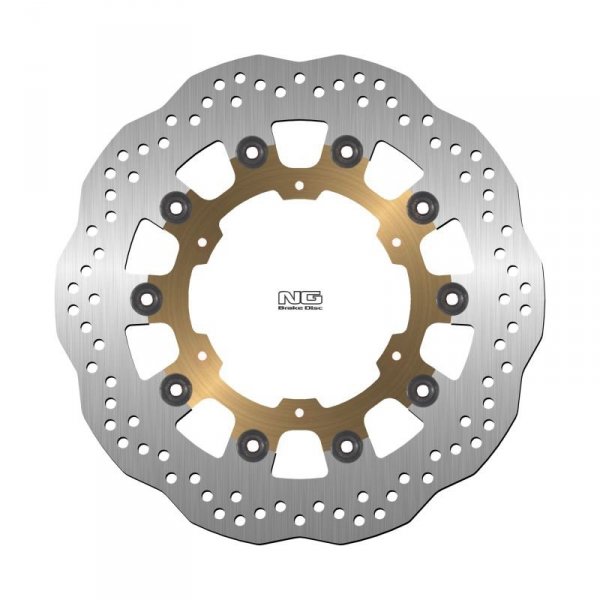 NG TARCZA HAMULCOWA PRZÓD YAMAHA FJR 1300 03-19, MT-01 05-06, XV V-MAX 1700 09-17, YZF-R7 99-02 (320X132X5MM) (6X8,25MM) WAVE PŁ