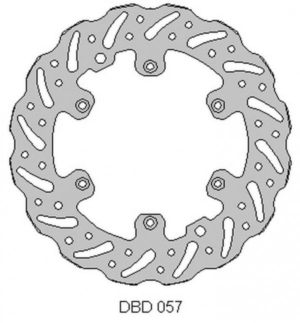 DELTA BRAKING TARCZA HAMULCOWA PRZÓD BETA 2T/4T 13-21, WAVE (260X126,5X3MM) (6X6,5MM) (NG1293)