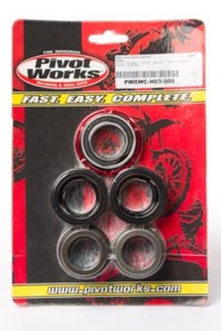 PIVOT WORKS ZESTAW ŁOŻYSK Z TULEJKAMI WODOSZCZELNYMI KOŁA TYLNEGO HONDA CR 250 00-01