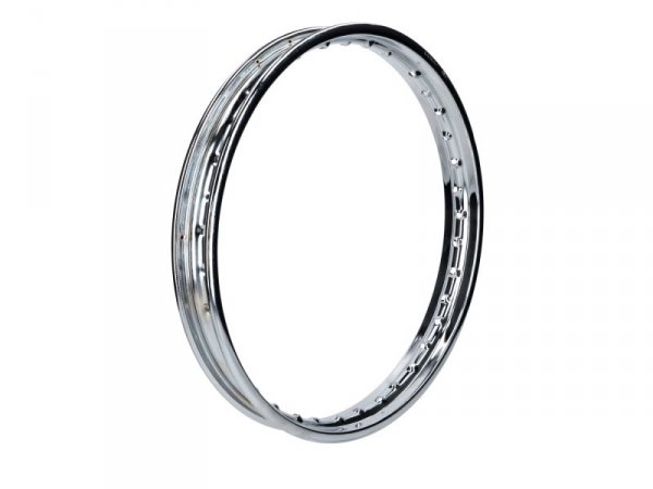 TOURMAX (D.I.D) OBRĘCZ KOŁA PRZEDNIEGO (FELGA) CHROM 18" X 1.85" (36 OTWORÓW) HONDA CB 250 (HAMULEC BĘBNOWY) (OEM: 447
