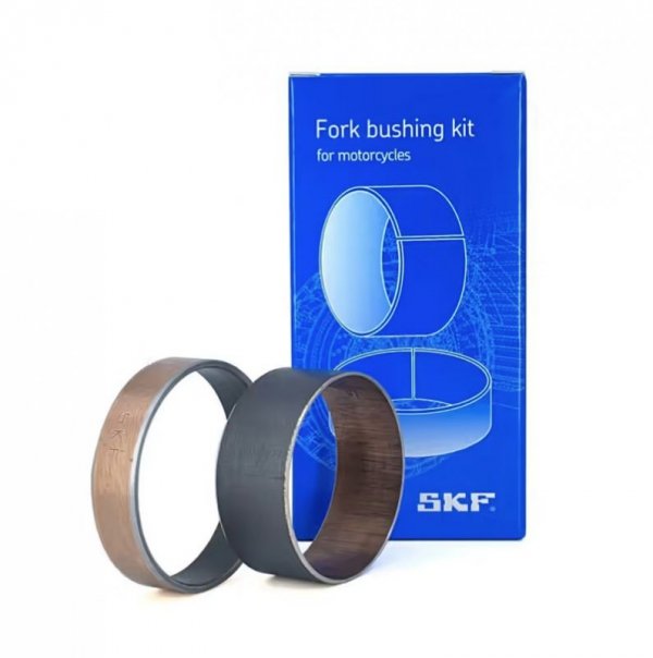SKF TULEJKI (PANEWKI) PRZEDNIEGO ZAWIESZENIA ZEWNĘTRZNA I WEWNĘTRZNA (OUTSIDE + INSIDE FORK BUSHING) SHOWA 47 - KOMPLET NA JEDNĄ LAGĘ