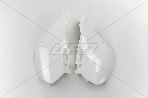 UFO BOCZKI TYLNE KAWASAKI KX 125/250 '99-'02 KOLOR BIAŁY