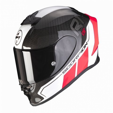 SCORPION KASK EXO-R1 CARBON CORPUS2 BK-N.RED