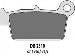 Delta Braking KAWASAKI 450 KXF	(06-13) klocki hamulcowe tył