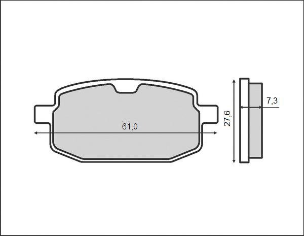 BRENTA KLOCKI HAMULCOWE KH169 (FT 3076)