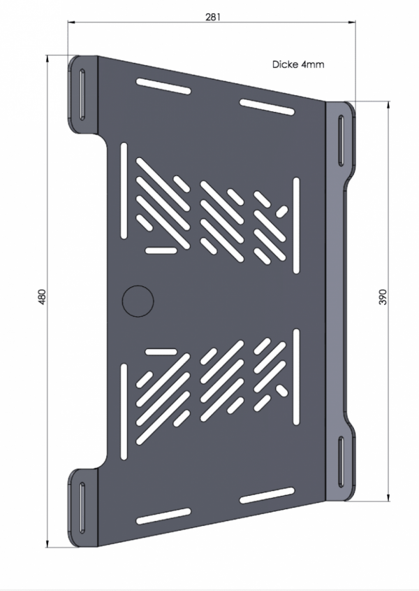 Hepco &amp; Becker Honda XL 600 V Transalp (1987-2000) przedłużenie bagażnika