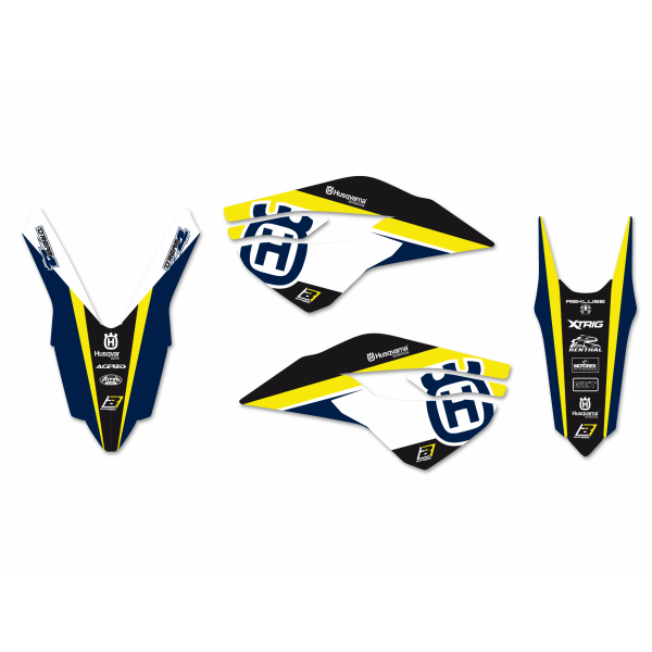 BLACKBIRD KOMPLET NAKLEJEK (OKLEIN) HUSQVARNA TE FE (14-16) Dream4