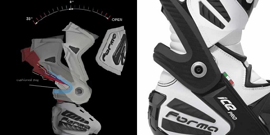 FORMA ICE PRO BUTY MOTOCYKLOWE SPORTOWE Z ZAWIASEM 43 (poekspozycyjne)