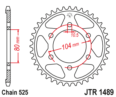 DID JT zestaw napędowy Kawasaki Z900 / ABS (17- 19)