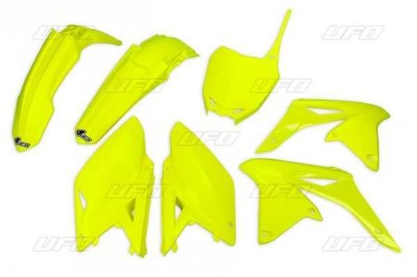 UFO KOMPLET PLASTIKÓW SUZUKI RMZ 250 '10-18 KOLOR ŻÓŁTY FLUO
