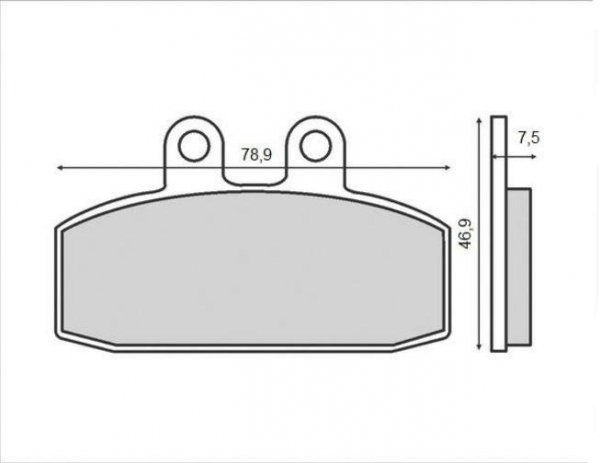 Brenta klocki hamulcowe przód Honda NS 125 F/R (86-90)