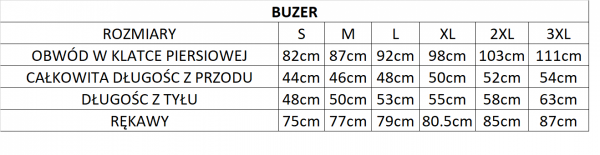BUZER OSŁONA KLATKI PIERSIOWEJ NA SIATCE