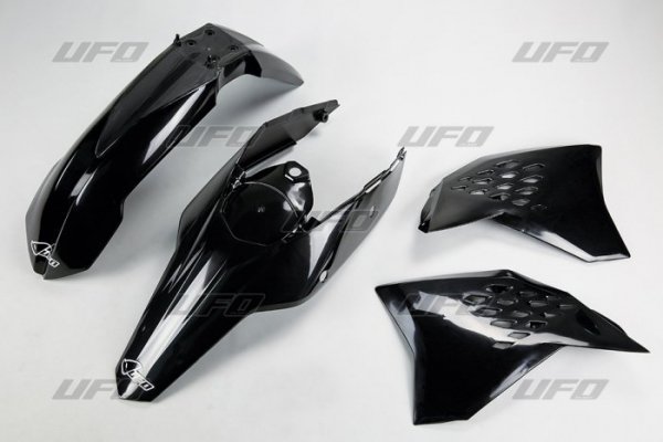 UFO KOMPLET PLASTIKÓW KTM EXC '09-'10 KOLOR CZARNY