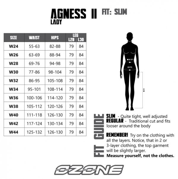 JEANSY MOTOCYKLOWE DAMSKIE OZONE AGNESS 2 WASHED BLACK 28/32 W28/32