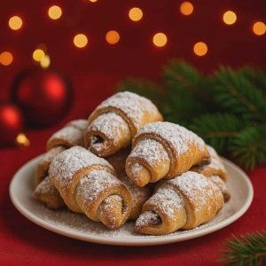 Rogaliki drożdżowe z marmoladą 10szt 