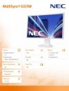 Monitor 22 cale E223W W-LED DVI, 5ms biały