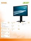 Monitor 22 cale B226WLymdr 16:10 LED 1600x1050(WSXGA+) 5ms 100M:1 DVI reg-wys pivot głośniki