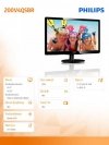 Monitor 19.53 cala 200V4QSBR LED MVA DVI Czarny