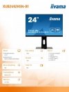 Monitor 23.8 cali XUB2492HSN-B1 IPS,FHD, USB-C, DaisyChain, DP, HDMI,USB 3.0