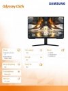 Monitor 27 cali LS27AG520NUXEN IPS 2560x1440 WQHD 16:9 1xHDMI/1xDP 1 ms (MPRT) płaski HAS+PIVOT 165Hz Gaming 2 lata d2d