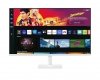 Monitor 32 cale LS32BM701UUXEN VA 3840x2160 UHD 16:9 2xHDMI/1xUSB-C (65W) 4 ms (GTG) głośniki płaski biały SMART 2 lata d2d