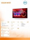 Monitor U2422HWOST 23.8 cala FHD/HDMI/DP/USB/Bez podstawy