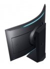 Monitor 55 cali LS55CG970NUXEN VA 3840x2160 UHD 16:9 4xHDMI/LAN(RJ45)/2xUSB2.0 1ms(GTG) WiFi/BT głośniki zakrzywiony HAS+PIV 165