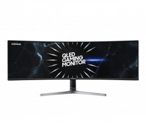 Monitor 49 cali LC49RG90SSRXEN VA 5120x1440 DQHD 32:9 super szeroki 2xHDMI/2xDP 4 ms (GTG) zakrzywiony 120Hz Gaming 2 lata d2d
