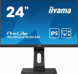 Monitor 24 cale XUB2493HS-B4 IPS, HDMI, DP, VGA, 2x2W, HAS