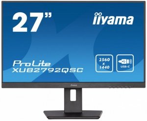 Monitor 27 cali XUB2792QSC-B5 IPS,QHD,USB-C,HDMI,DP,USB3.0,HAS(150mm)