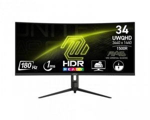 Monitor 34 cale MAG 342CQR E2 LED/WQHD/Curved/180Hz/czarny