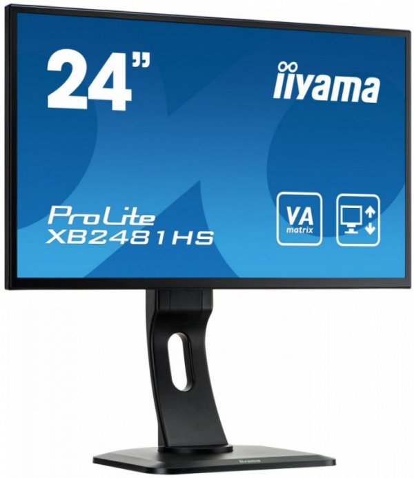Monitor 24 XB2481HS-B1 SLIM AMVA+, HDMI, DVI, PIVOT, Głośniki
